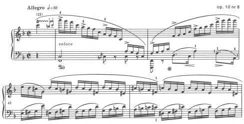 ショパン 練習曲(エチュード) Op.10-6 変ホ短調