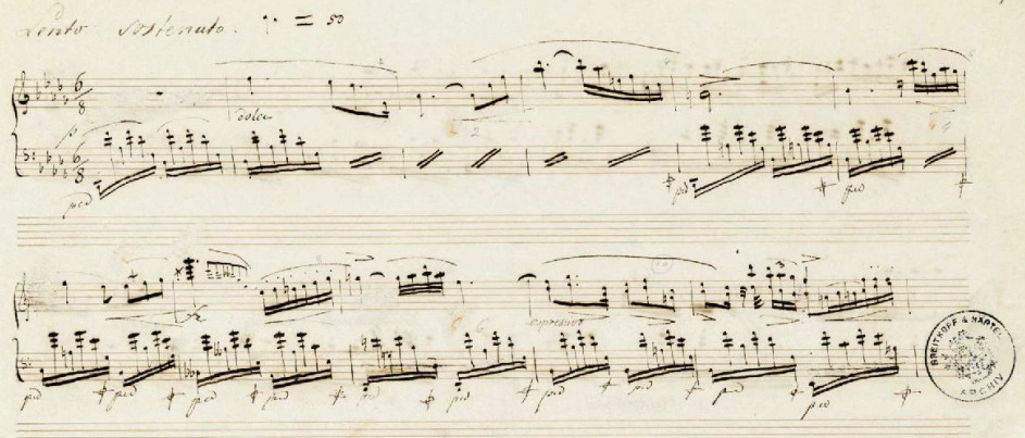Op.27-2 ショパン自筆の清書原稿