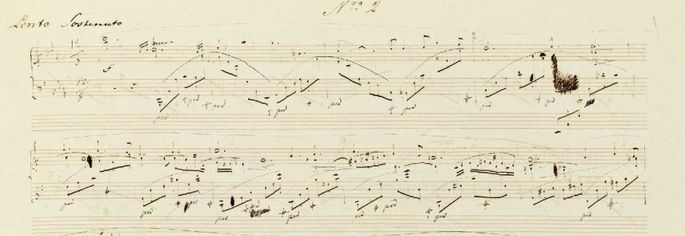 ショパンの自筆譜Op.55-2
