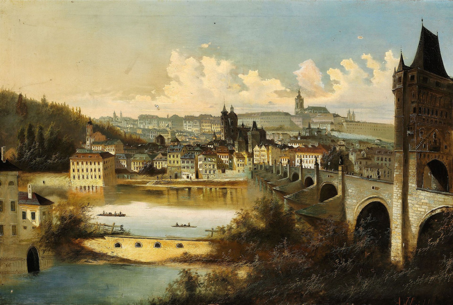 1834年のプラハ